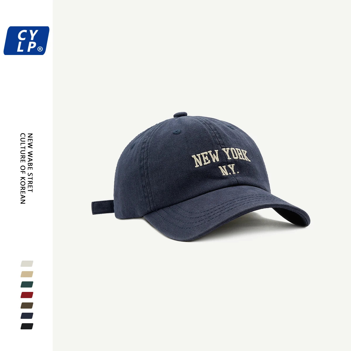 Retro Nostalgia Embroidered Baseball Caps Spring Autumn Women Men Leisure Peaked