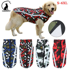 Dog Jacket Large Breed Dog Coat Waterproof Reflective Warm Winter Clothes