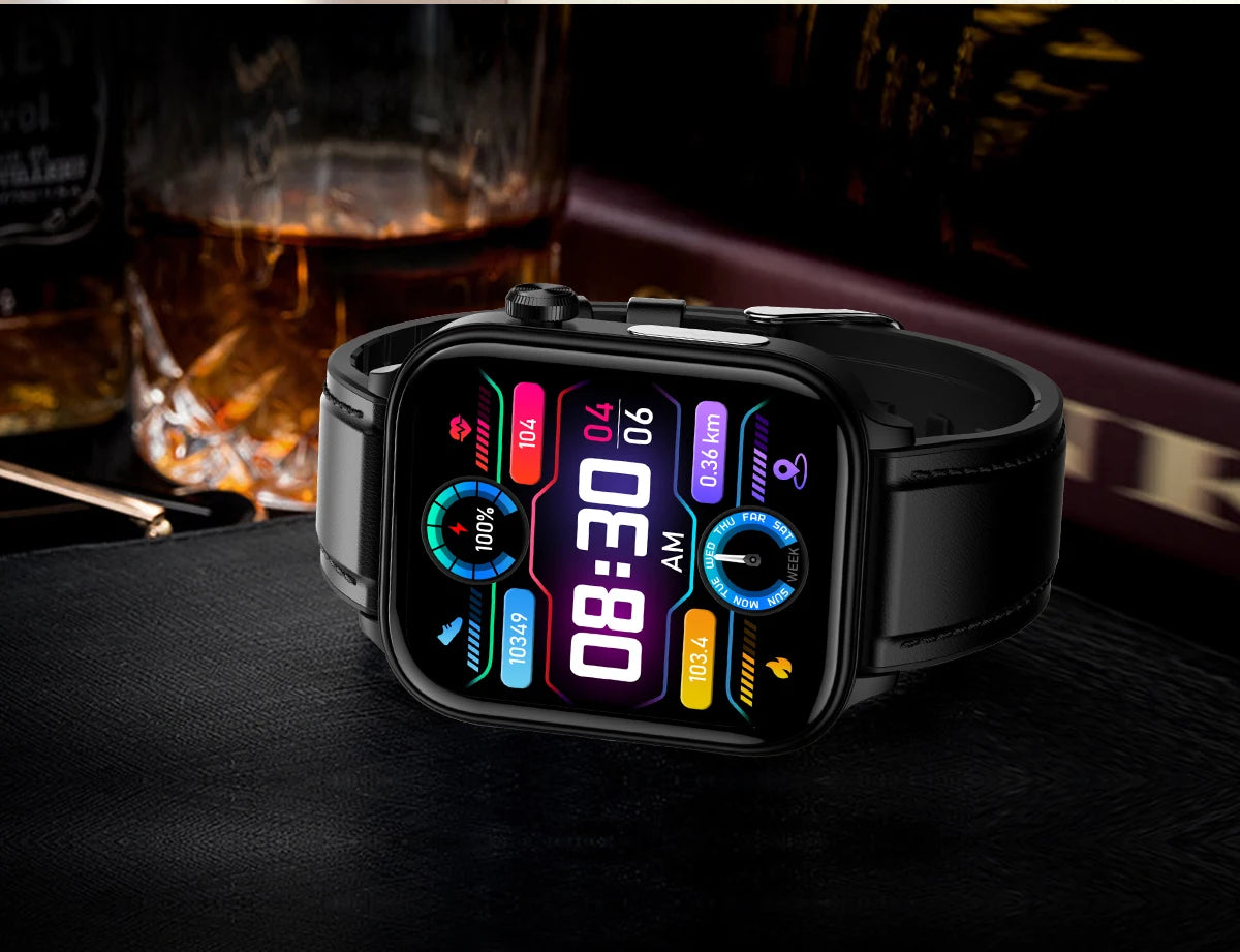 LIGE ECG+PPG Smart Watch Women Blood Lipid Uric Acid AI Diagnostic Detector Body Temperature Female Menstrual Health Tracker New