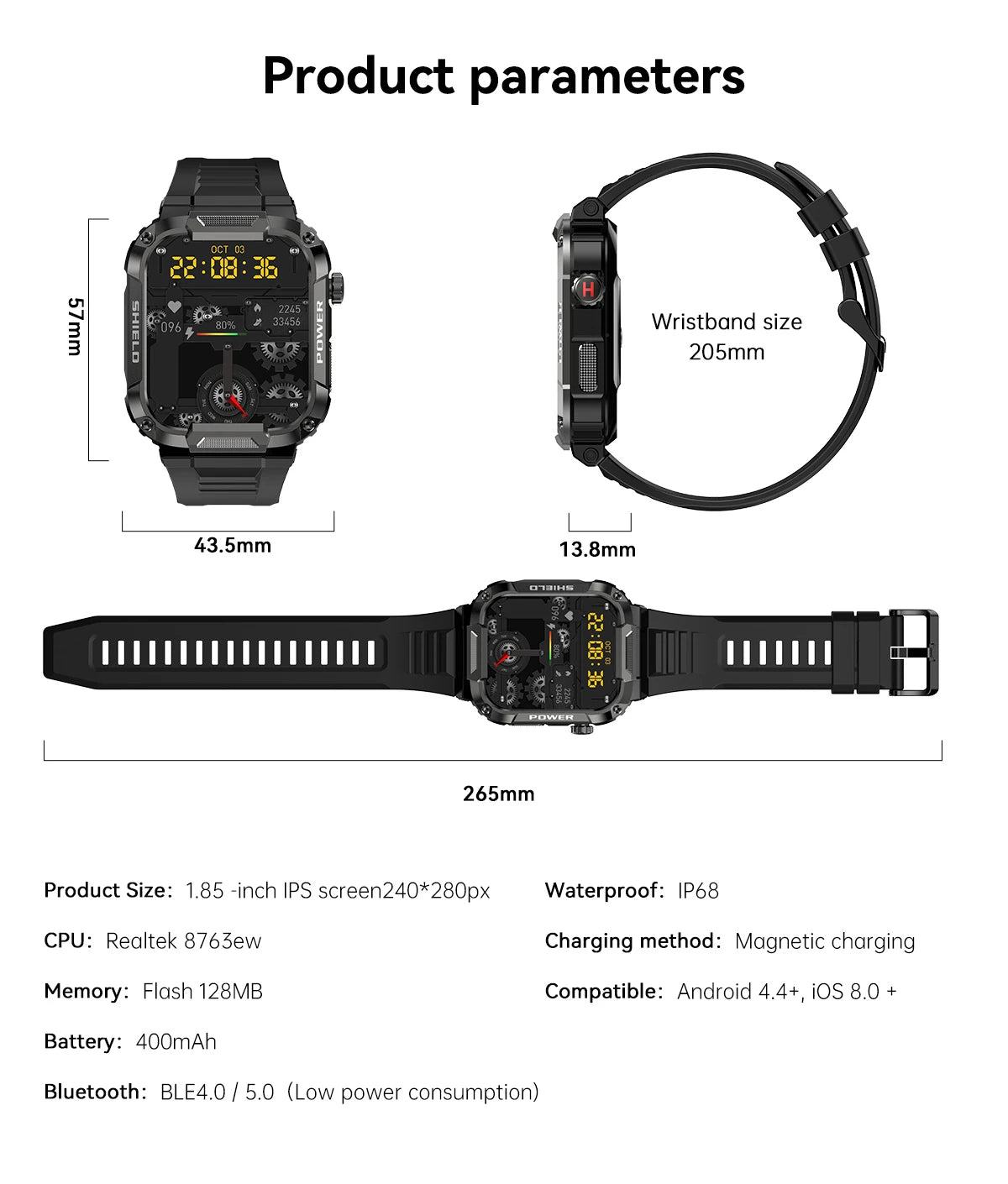 Original Smart Watch Men GPS Tracker Wireless Call Fitness Hours Waterproof Sport Smartwatch for Women Android IOS Phones 2025