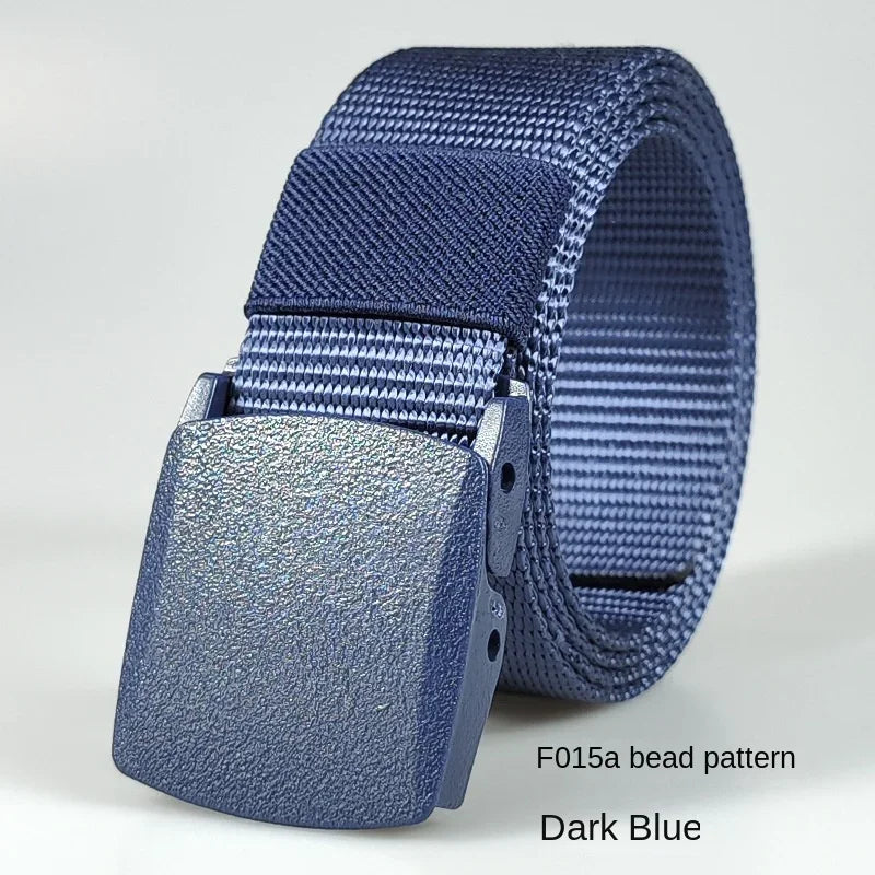 White Automatic Buckle Nylon Army Tactical Men Belt Military Waist Canvas Belt Outdoor Strap Travel Jeans Black Belts for Women