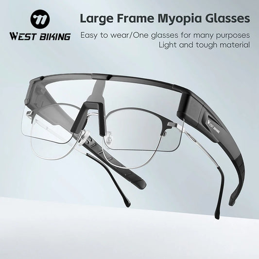 Sunglasses Men Photochromic Cycling Fit Over Myopic Glasses Driving