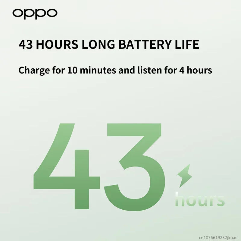 New OPPO Enco Air4 Earphones Wireless Bluetooth 5.4 ANC Noise Cancelling Sports Game Headphones HiFi Stereo HD Mic Call Headset