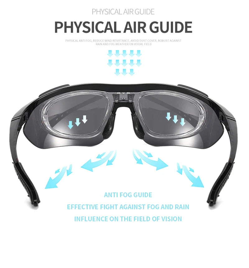 ELICIT New Photochromic Polarized Cycling Glasses Men Women Bike Glasses UV400 Eyewear Sunglasses HikingMTB Road Bicycle Goggles