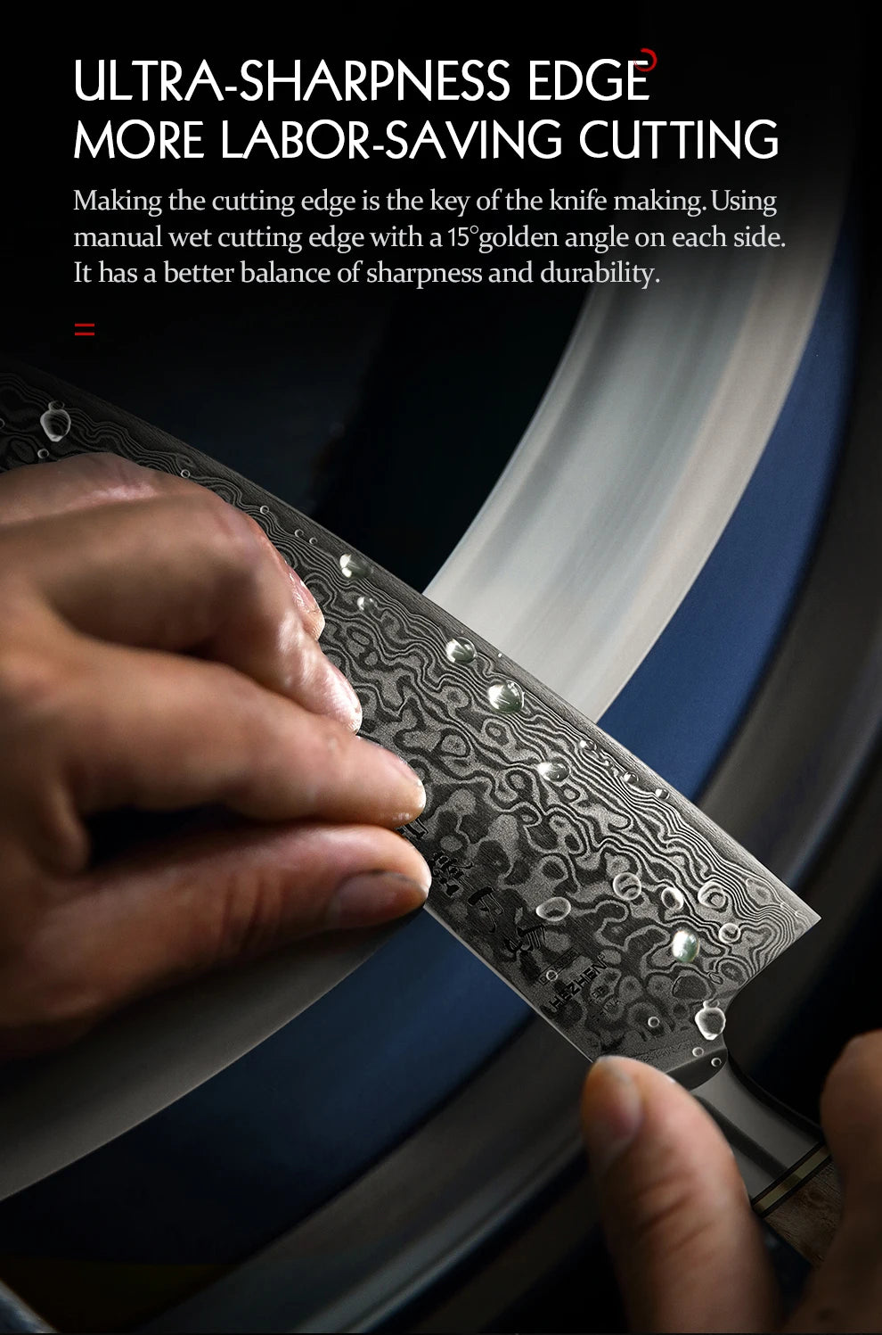 Kitchen Knife Set 1-7PC Damascus Steel knives Chef Knife Kitchen