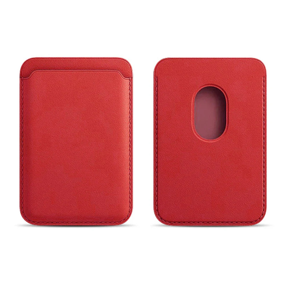 For Magsafe Wallet Card Holder Case For Apple iPhone 17 16 15 14 13 12 Pro Max Magnetic Leather Bag Adsorption Cover Accessory