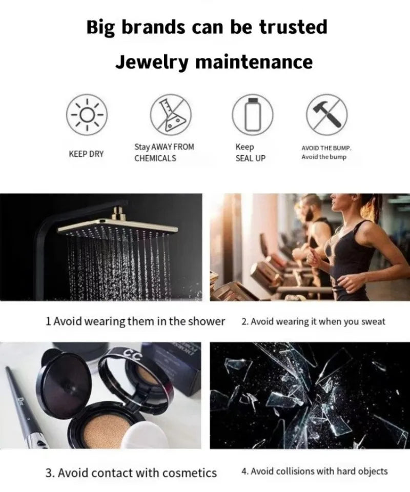 925 Sterling Silver 18k Gold Plated Necklace Single Sparkling Zircon Clavicle