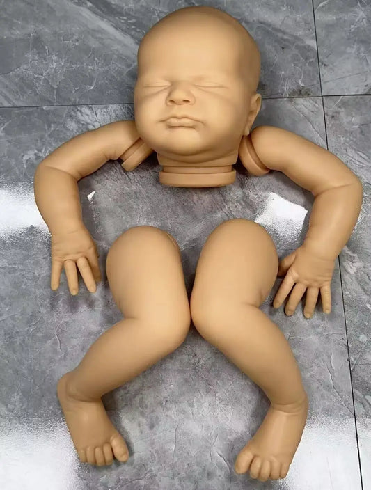 NPK Clearance 19Inch Reborn Doll Kit Max Limited Edition lifelike soft touch Frech Color Kit with cloth body