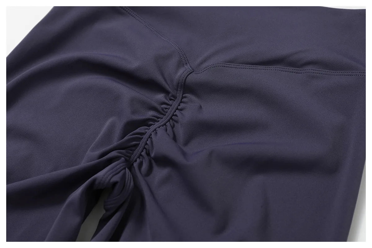 High Waist Flared Pants Gym Leggings Women Fitness Running Bell Bottomed Tight