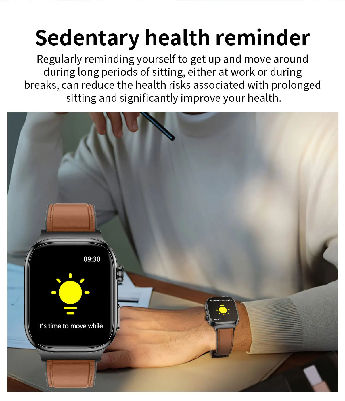 2025 New Five organ examination Health Care Smart Watch Men ECG+PPG Uric Acid Blood Fat Bluetooth Call Sports tracker Smartwatch