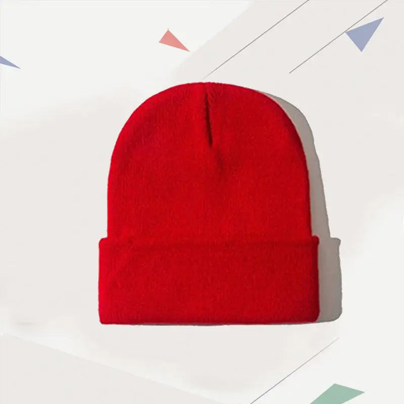 Custom Logo Autumn Winter Warm Beanie DIY Personalized Embroidered Design Knitted Hat Team Customize Stocking Skull Balaclava