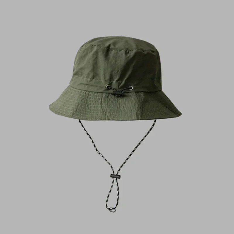 Quick Drying Fisherman Caps Women Men Summer Outdoor Beach Panama Hats Waterproof Camping Hiking Foldable Bob Bucket Sunhats