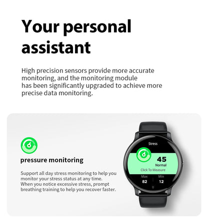 2025 New Smart Watch Women Men Bluetooth Call Sports Fitness Watches Heart Rate Health Monitor Smartwatch Ladies For Android iOS