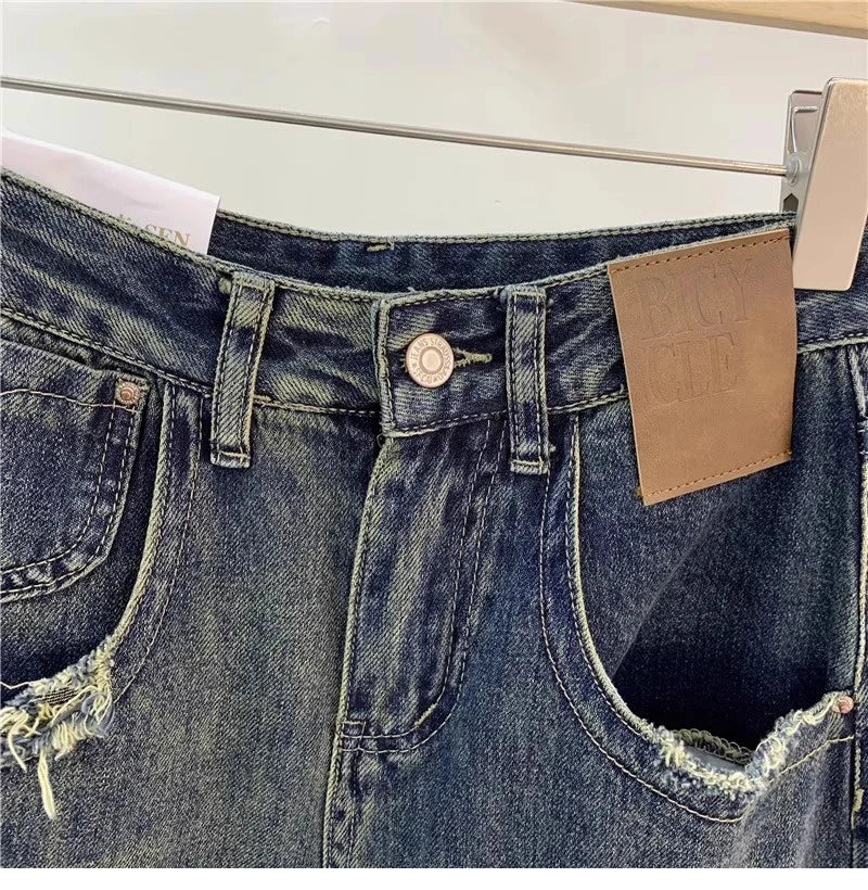 Y2k Jeans Plus Size Vintage Harlan Jeans High Waist Stretch Loose Pants