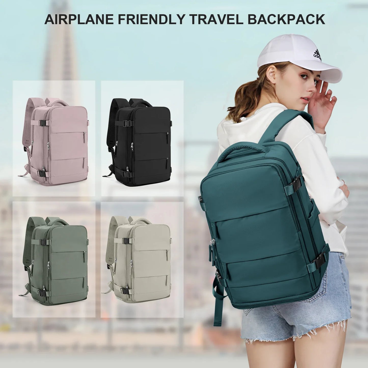 Backpack Travel Cabin Airplane 40x20x25 Ryanair Hand Luggage 40x20x25, rucksack damen, Backpack Men Work Bag Laptop Backpack