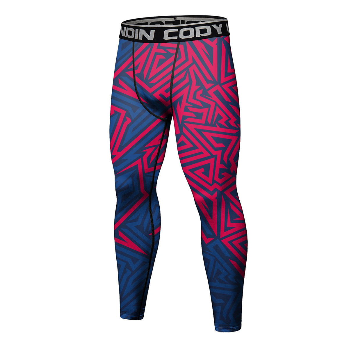 Cody Lundin Men's Jiu Jitsu Spats Stapling Compression Tights Pant Training