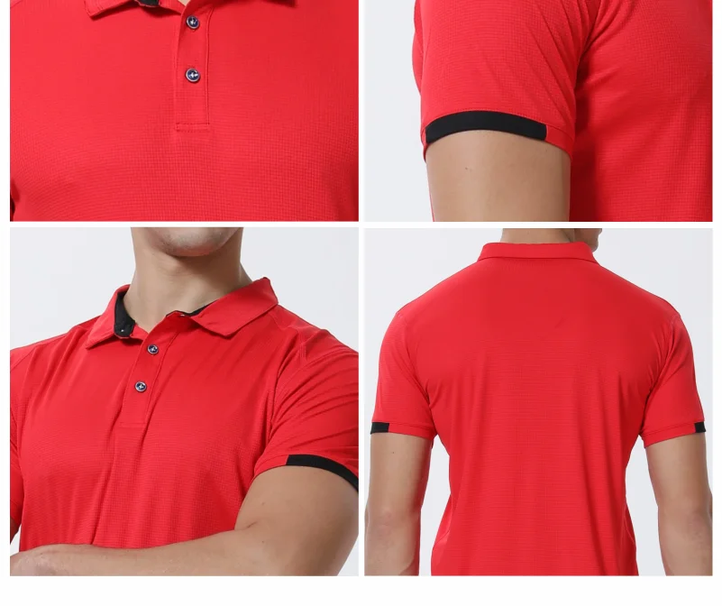 Casual Sports Quick-drying Lapel Short-sleeved POLO Shirt Cycling Suit Fitness Suit For Men