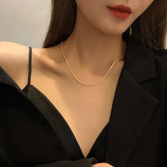 Silver Colour Sparkling Clavicle Chain Choker Necklace For Women Fine Jewelry