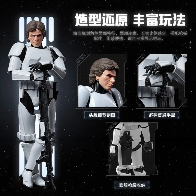 BLOKEES STAR WARS Darth Vader Luke Skywalker Imperial Stormtrooper‌ Beyond Version Action Figure Decoration Collect Toys Gift
