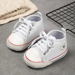 Boys Girls Classic Baby Casual Shoes Baby Multicolor Soft Sole Anti-slip Sneakers Toddler First Walker Baby Canvas Shoes