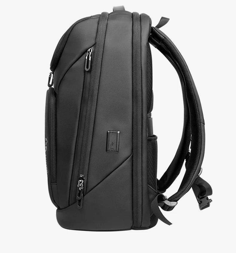 Heroic Knight Business Backpack for Men Waterproof Travel 17.3" Laptop Backpack  High Capacity Multifunctional Pack USB Charging