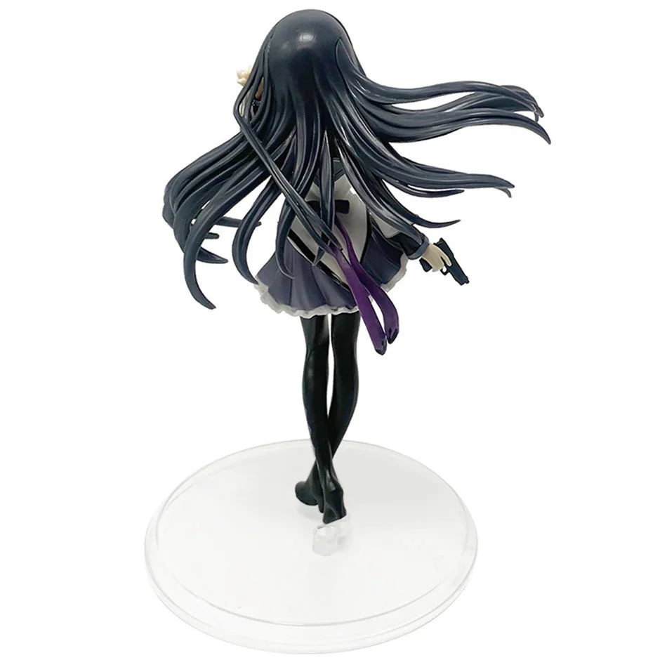 Anime Puella Magi Madoka Magica Figure 17cm Akemi Homura Action Figural Pvc Model Kawaii Decoration Doll Kids Toy Christmas Gift