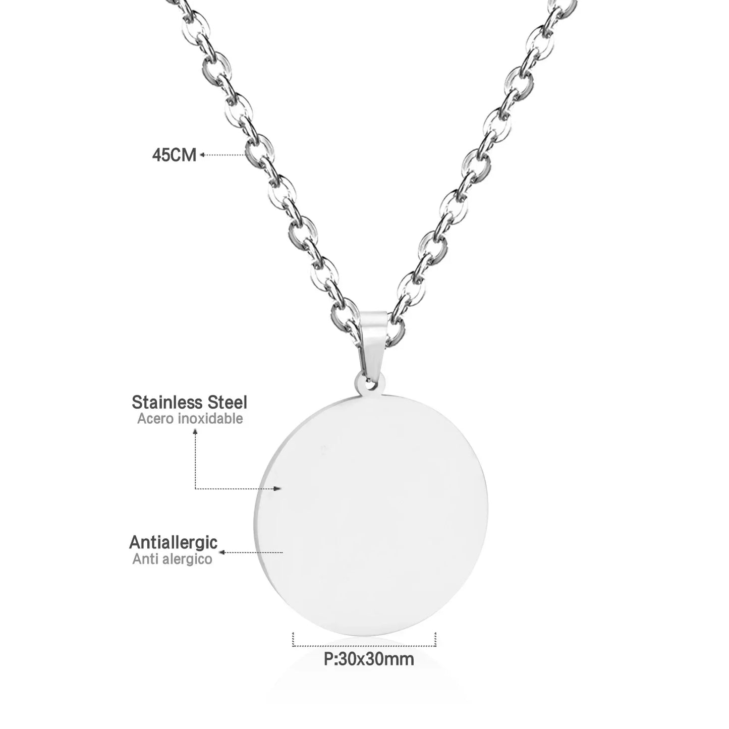 LUXUKISSKIDS Heart Star Moon Pendant Necklaces Tiny Charms Stainless Steel Choker Women/Girls Y2K Sweater Boho Jewelry Collares