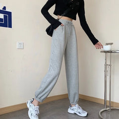 Joggers Sports Hip Hop Running Pants Drawstring Women Lady Girls Sweatpants