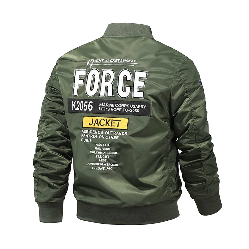 Mens Aviator Jacket - Pilot jacket - Baseball Jacket - Flight Bomber Jacket