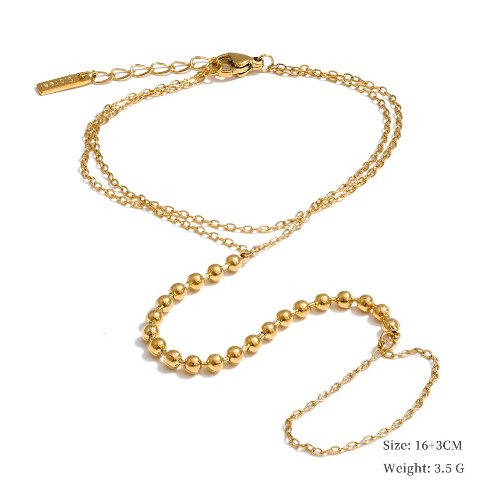 Yhpup Trendy Stainless Steel Zircon Beads Back of Hand Chain Finger Bracelet Fashion Chic Sexy Jewelry Waterproof Wholesale Gift