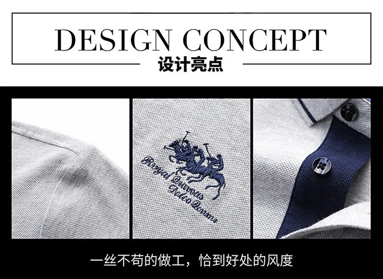 Summer New Men's Embroidered Polo Collar 100% Cotton Short Sleeved Polo Shirt Fashion Solid Color Casual Top T-shirt M-4xl