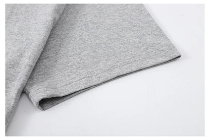 Coffee and Beer Printed Men's T-Shirt 100% Cotton Oversized Funny Graphic Tees for Men Summer Tops