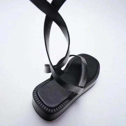 Thick-soled Flip Flops Sandals Women Summer Clogs 2022 New Female Heels Platform Ankle Strap Woman Beach Shoes Lady Casual Shoes