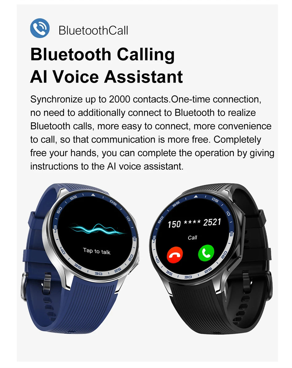 2025 New For OPPO Watch X Smart Watch 4G Memory Music Video HD Bluetooth Call IP68 Waterproof AMOLED Smart Watch TWS Earphones