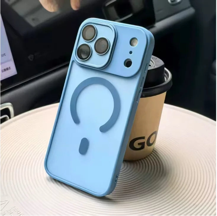 Original Matte Clear Lens Protect For Magsafe Phone Case For iPhone 17 17 Air 17Pro 17 Pro Max Magnetic Wireless Charge Cover