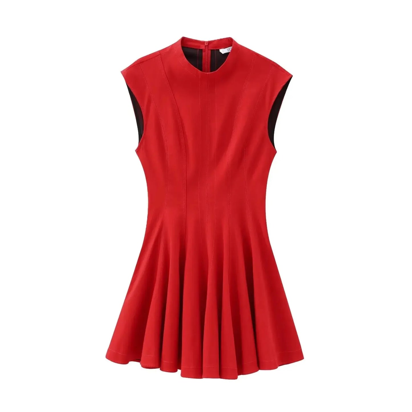 KONDALA Sexy Ruffles Mini Party Dress Women Sleeveless A-Line Chic Evening Club Dress Fashion 2025 Y2K Girl Street Vestidos