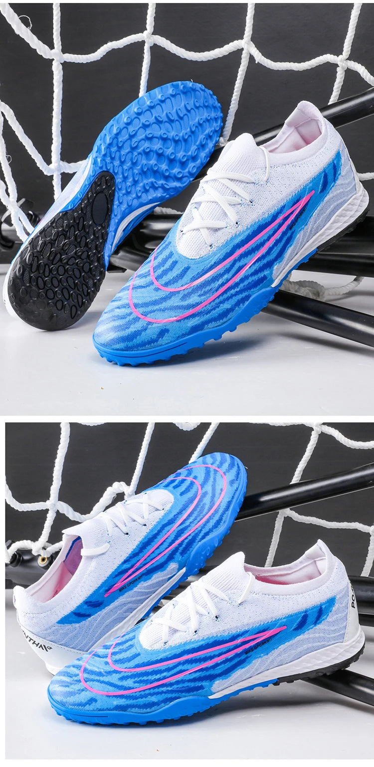 Soccer Shoes For Men Original Outdoor Sports Training Football Boots TF/FG Kids