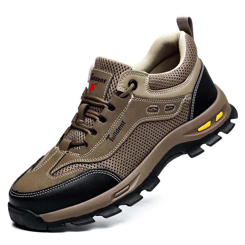 Summer work safety shoes, men's puncture resistant work shoes, protective shoes, safety boots, tactical boots