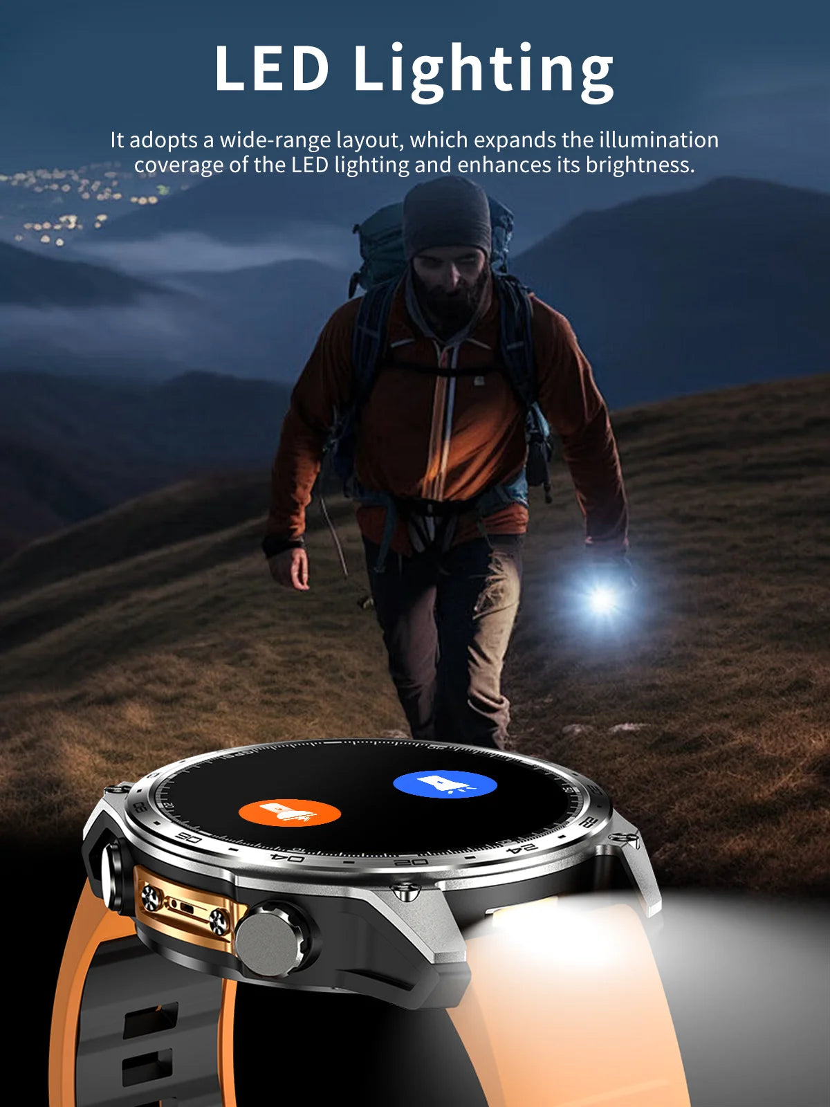 2025New Built-in GPS Offline Map Position Smart Watch Men 4GB Memory 3ATM Waterproof MP3/4 Compass BT Call Swim Sport Bracelets