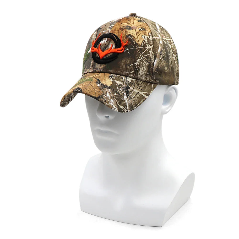 KOEP New Camo Baseball Cap Fishing Caps Men Outdoor Hunting Camouflage Jungle Hat 3D Deer Embroidery