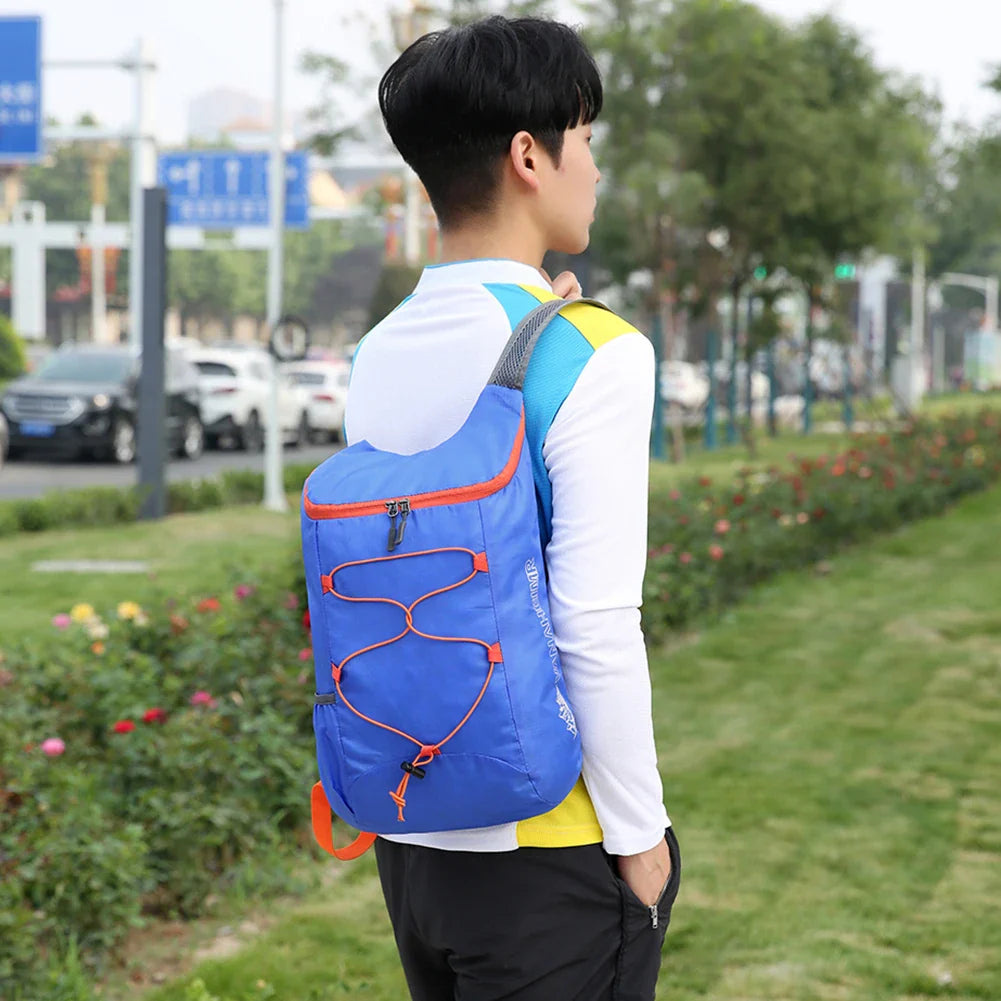 10L Foldable Portable Backpack Splashproof Folding Mountaineering Bag Ultralight Travel Daypack Bag Sports Daypack for Men Women