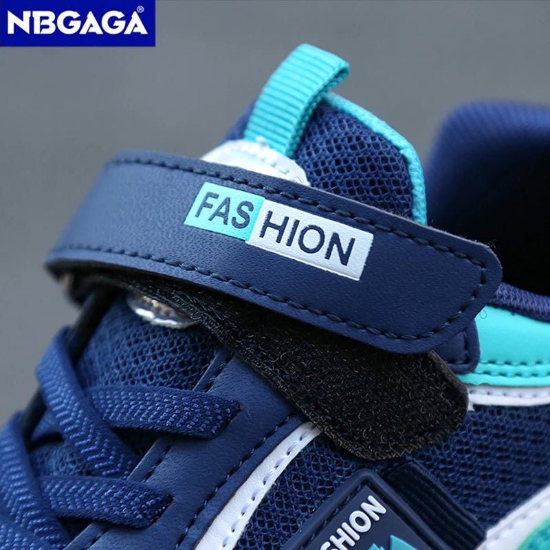 Children Sport Shoes Boys Fashion Mesh Breathable Casual Sneakers Lightweight Running