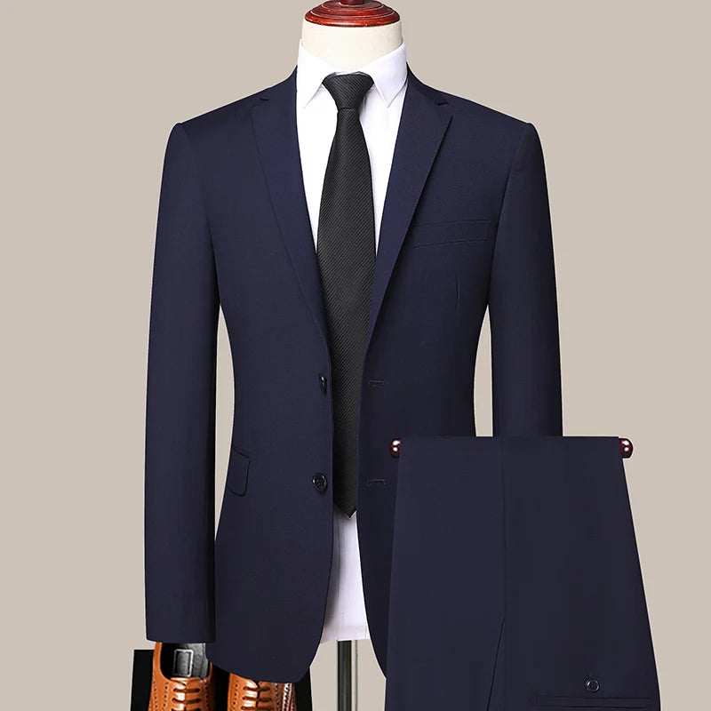 Men's British Style Elegant Fashion High-end Simple Casual Gentleman