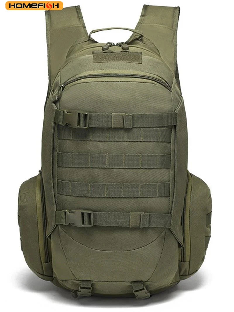 HOMEFISH 45L Waterproof Fishing Hunting Backpack Outdoor Rucksacks Tactical Sports Camping Hiking Trekking Bags