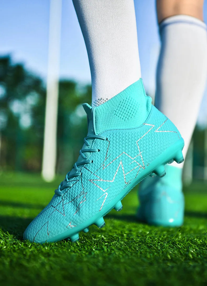 Outdoor Men Breathable Soccer Shoes Cleats Training Football Boots Match Sneakers