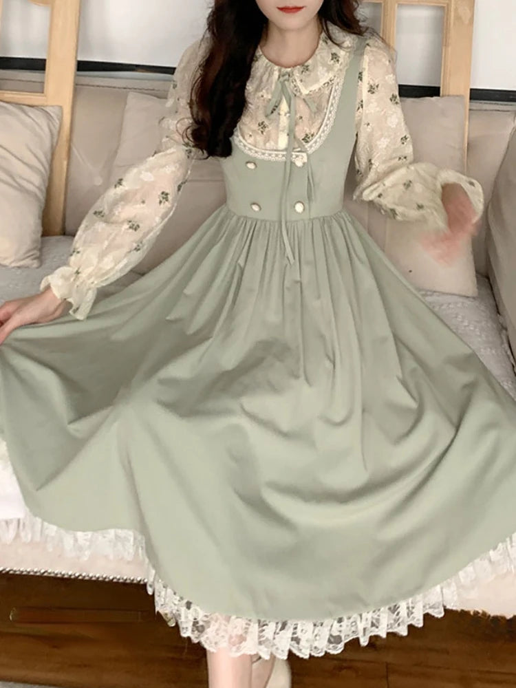 Formal attire Dresses: Women Spring Lace Evening Party Midi Dresses