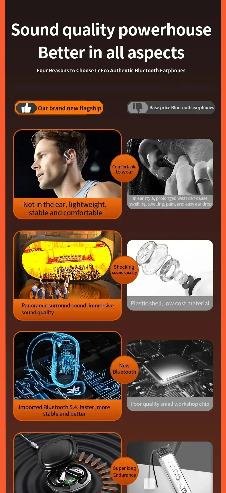 New Q16S Bluetooth Headset with Ai Translation Function, 144 Languages, Long Battery Life