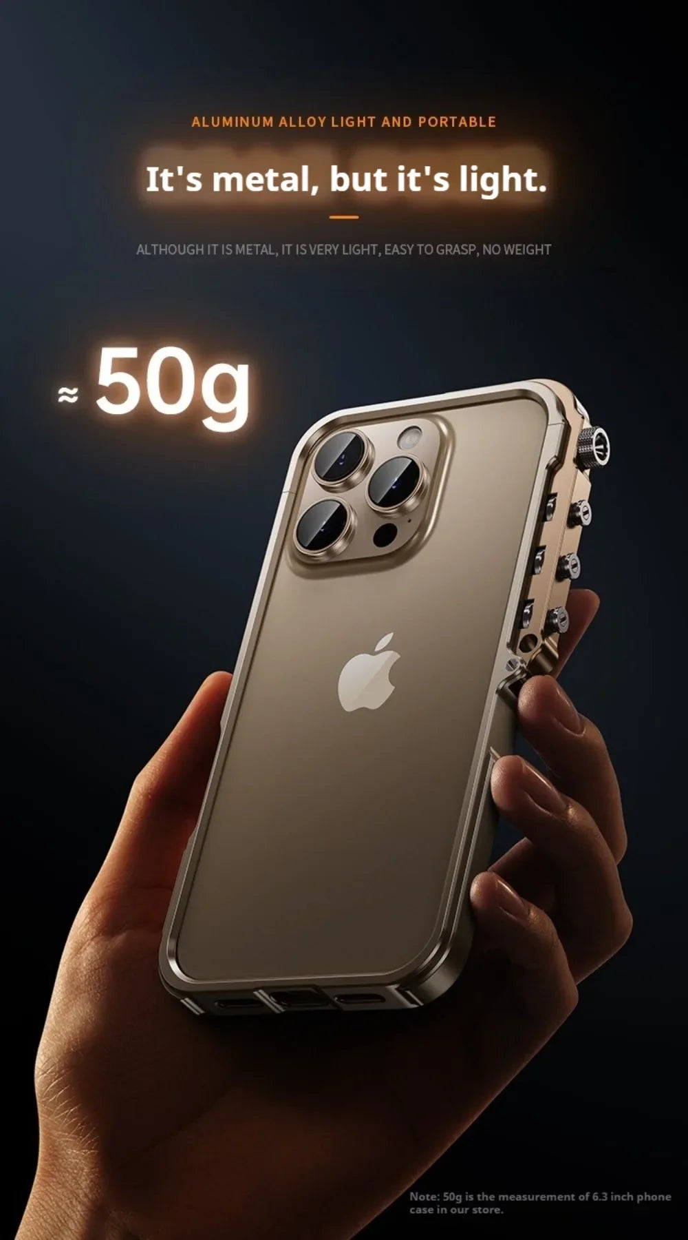Cyberpunk Punk Mechanical Phone Frame Case For iPhone 17 Air 16 15 14 13 Pro Max Plus Aluminum Alloy Metal Shockproof Bumper