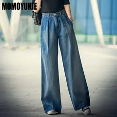 Vintage High Waist Jeans Woman Streetwear Korean Women's Jeans