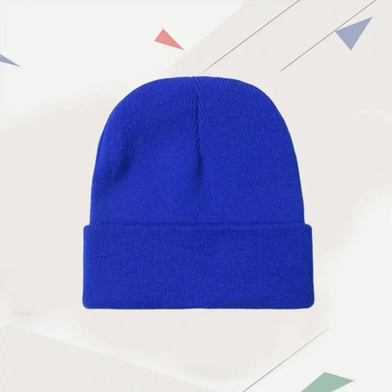 DIY Personalized Embroidered Design Knitted Hat Custom Logo Autumn Winter Warm Beanie Team Customize Stocking Skull Balaclava